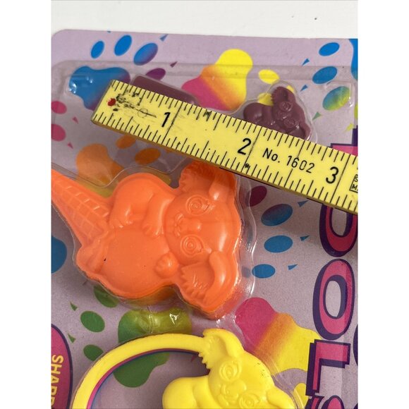 Vintage Lisa Frank School Tools sets x 2 Paper Clips pencil topper NOS Sealed - Picture 13 of 16